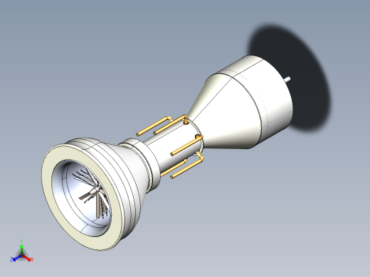 燃气轮机79---模型格式为 igs正等轴测缩略图
