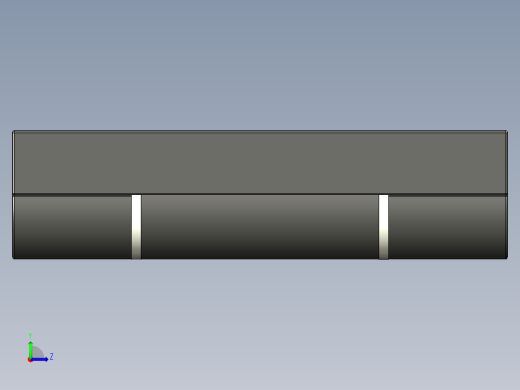 鋁合金蝶型鉸鏈(A)5570-3D多系列多零件图纸模型左视缩略图