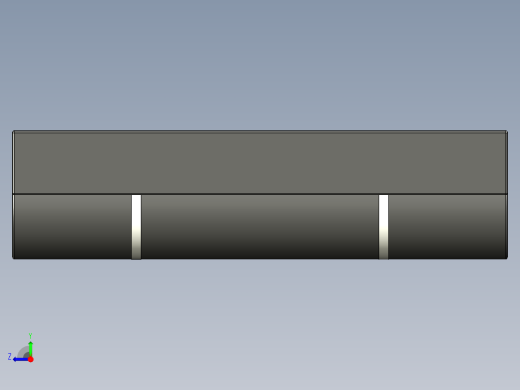鋁合金蝶型鉸鏈(A)5570-3D多系列多零件图纸模型右视缩略图