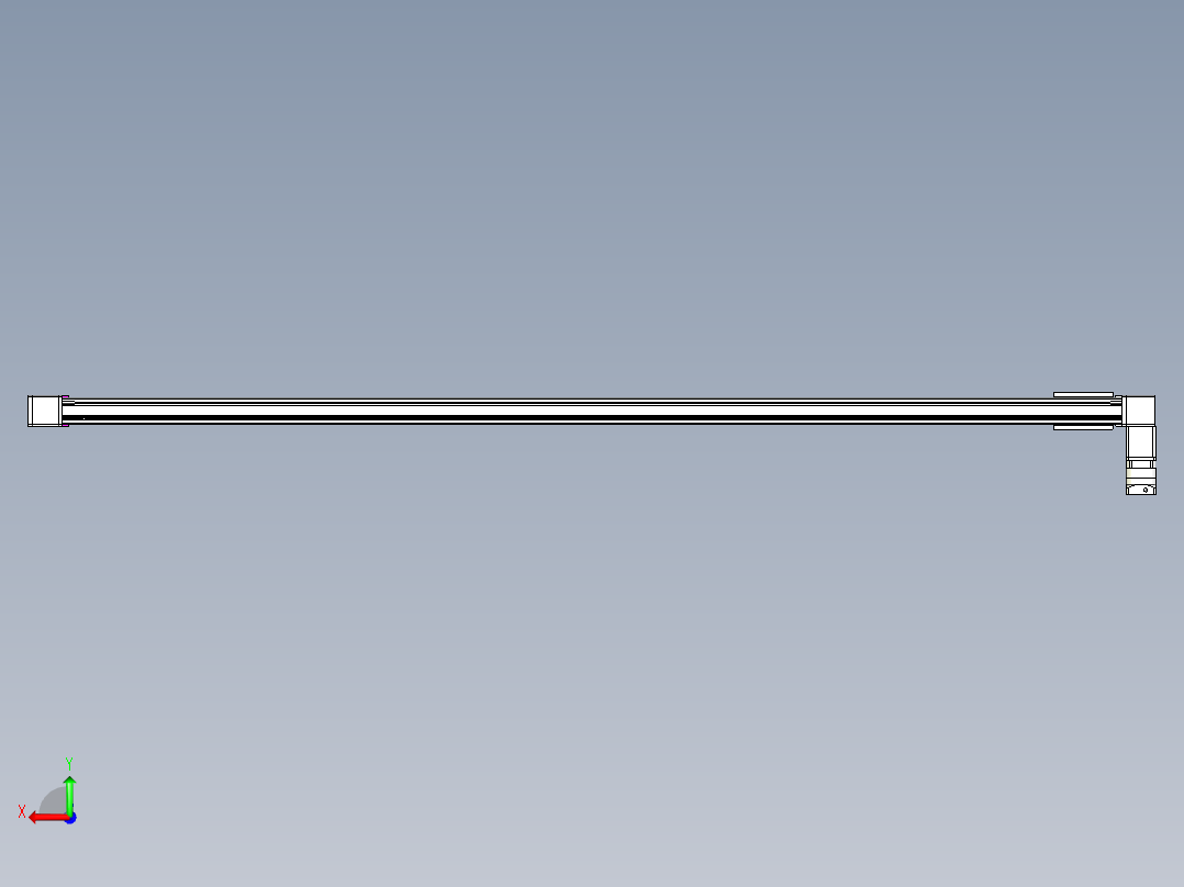 威洛博LB.GB同步带传动--欧规系列GB8-L192-S3000-BL-P75-K后视图