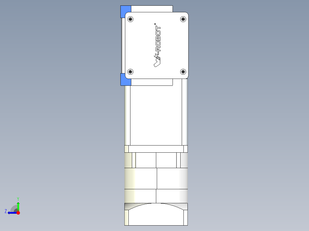 威洛博LB.GB同步带传动--欧规系列GB8-L192-S3000-BL-P75-K右视图