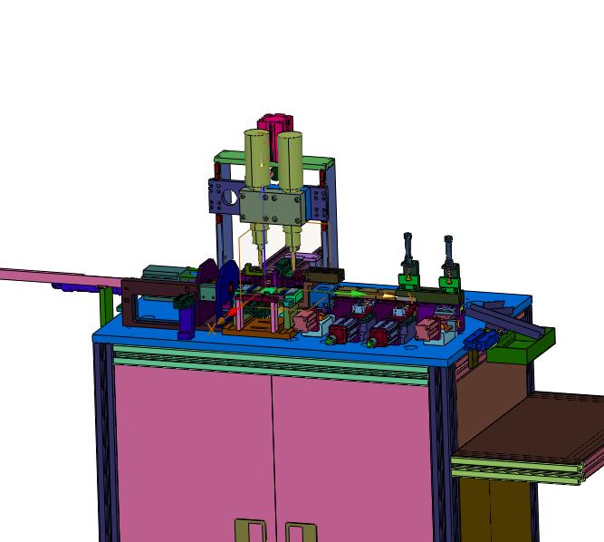 VGA串口接头打螺丝机