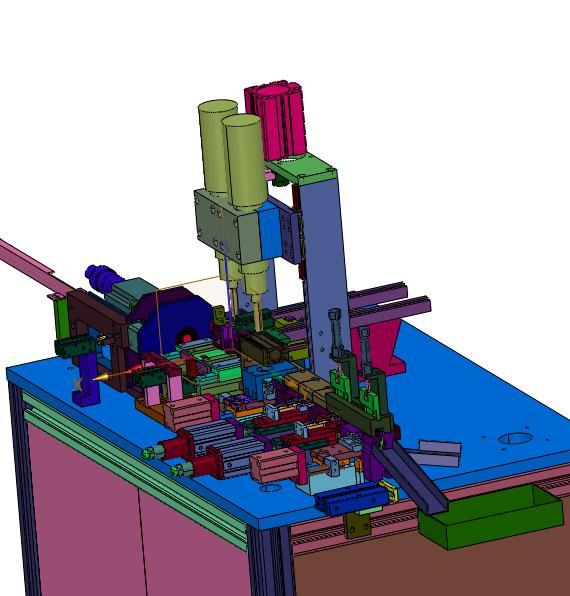 VGA串口接头打螺丝机