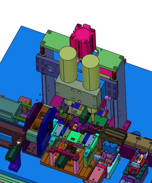 VGA串口接头打螺丝机