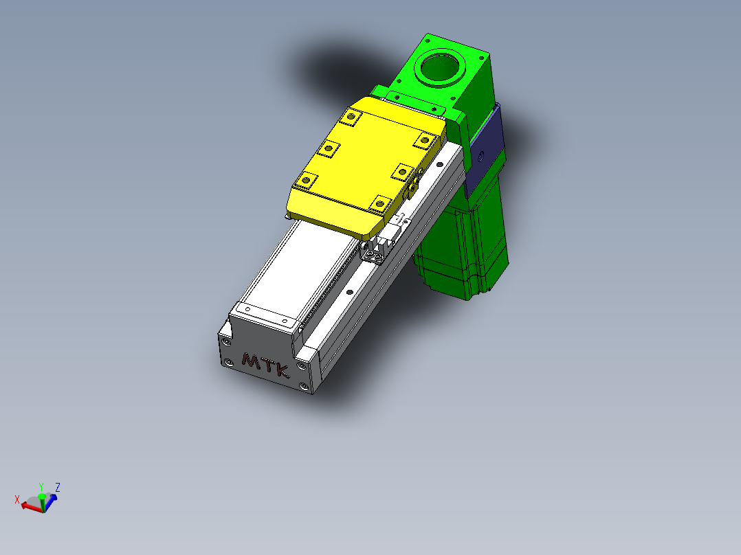 GTA内嵌同步带全封闭GTA8-MD-60步进主视图