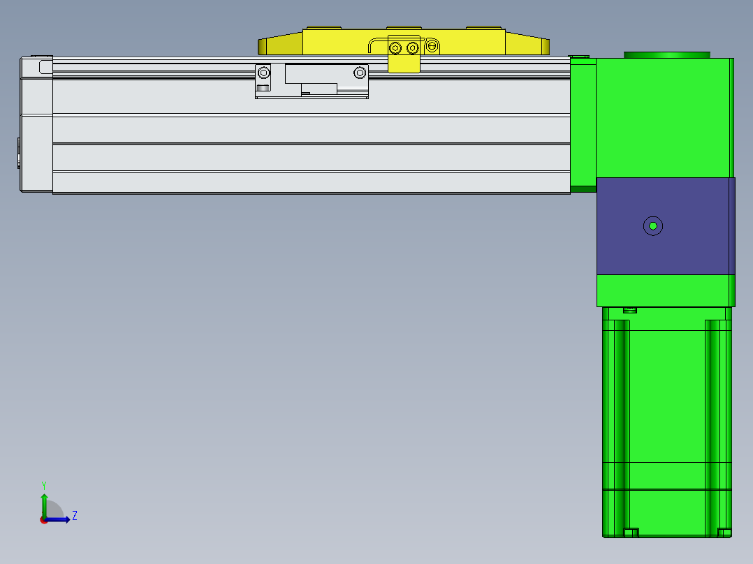 GTA内嵌同步带全封闭GTA8-MD-60步进左视图