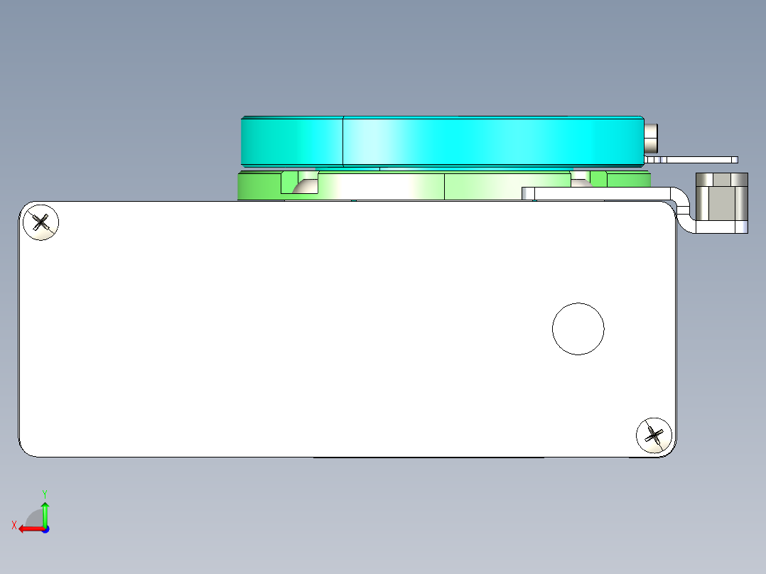 威洛博LNR电动转台LNR30-K-S-N后视图