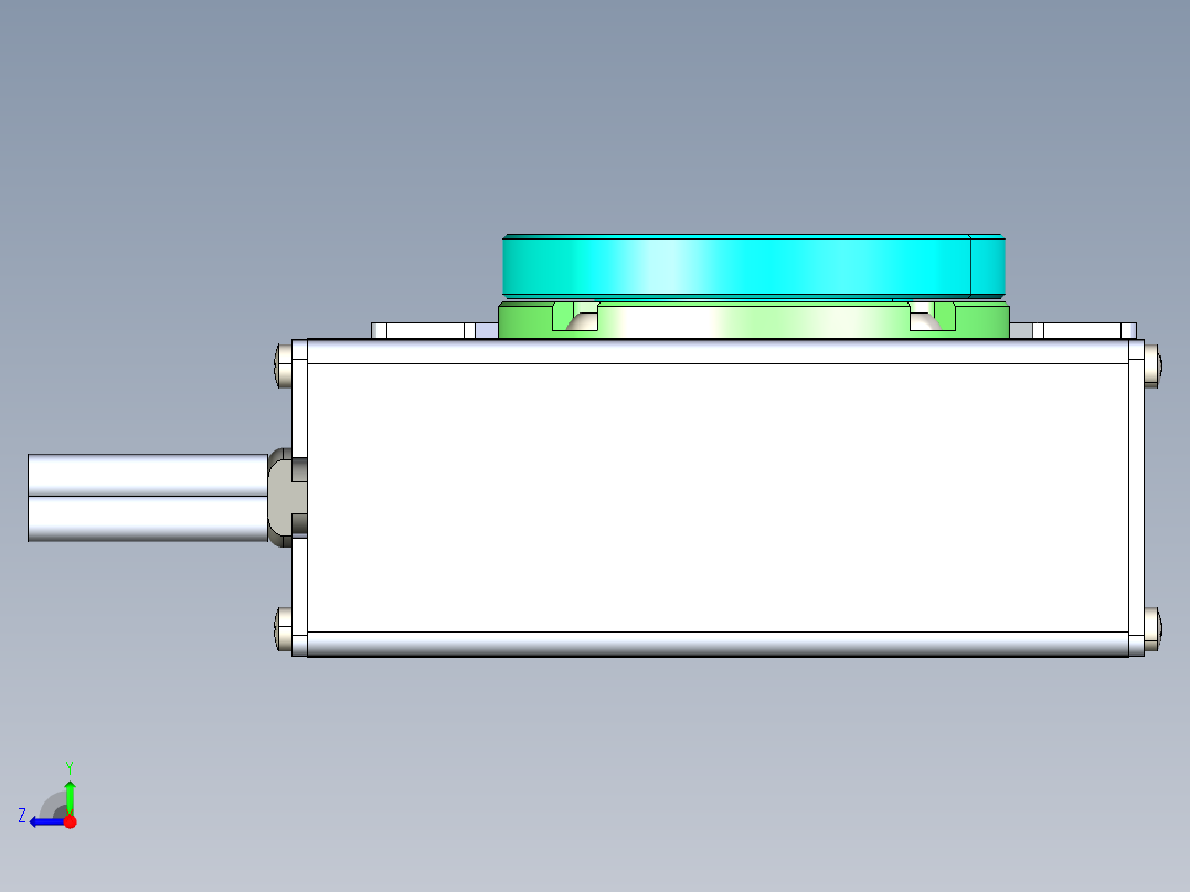 威洛博LNR电动转台LNR30-K-S-N右视图