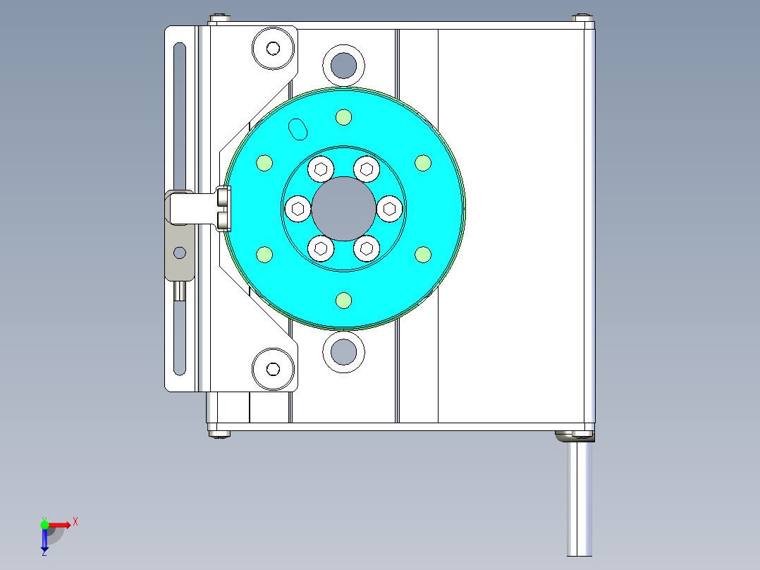 威洛博LNR电动转台LNR30-K-S-N俯视图
