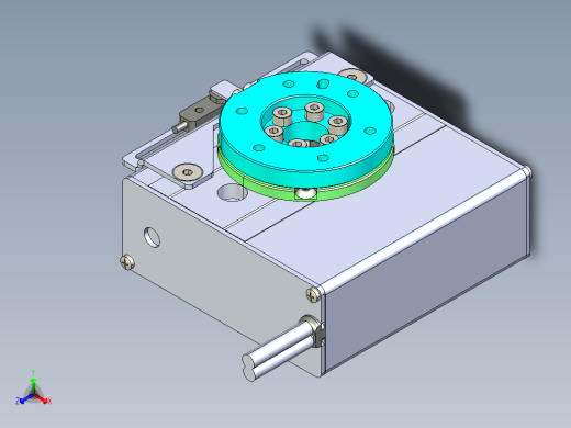 威洛博LNR电动转台LNR30-K-S-N正等轴测缩略图