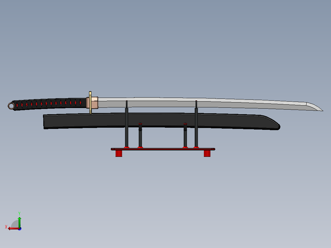 剑、宝剑(124)后视图