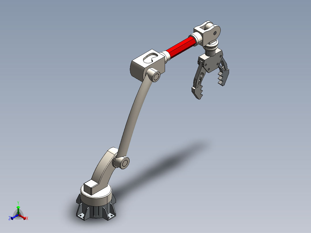 机械臂正等轴测图