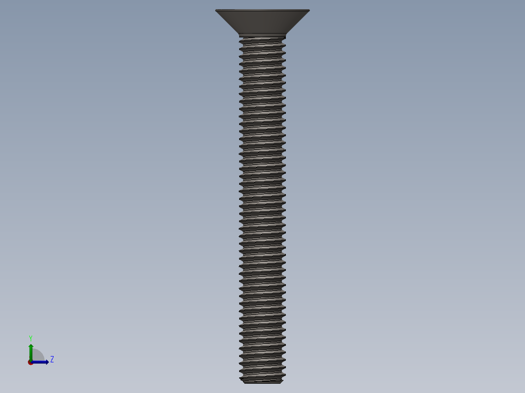 Screw_ISO_10642_M5x40_A2.SLDPRT左视图