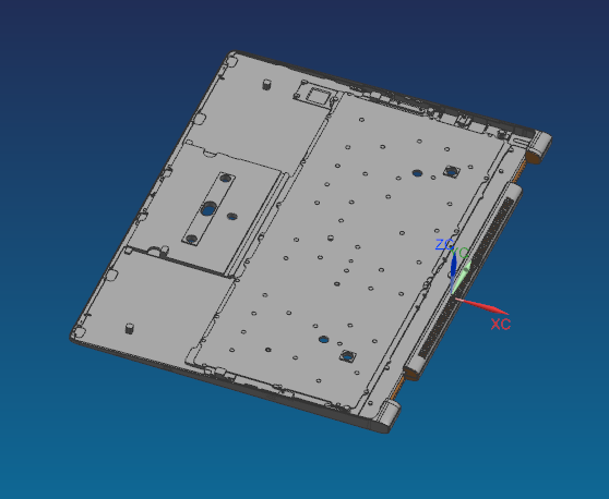 四轴电脑外壳铣侧孔治具