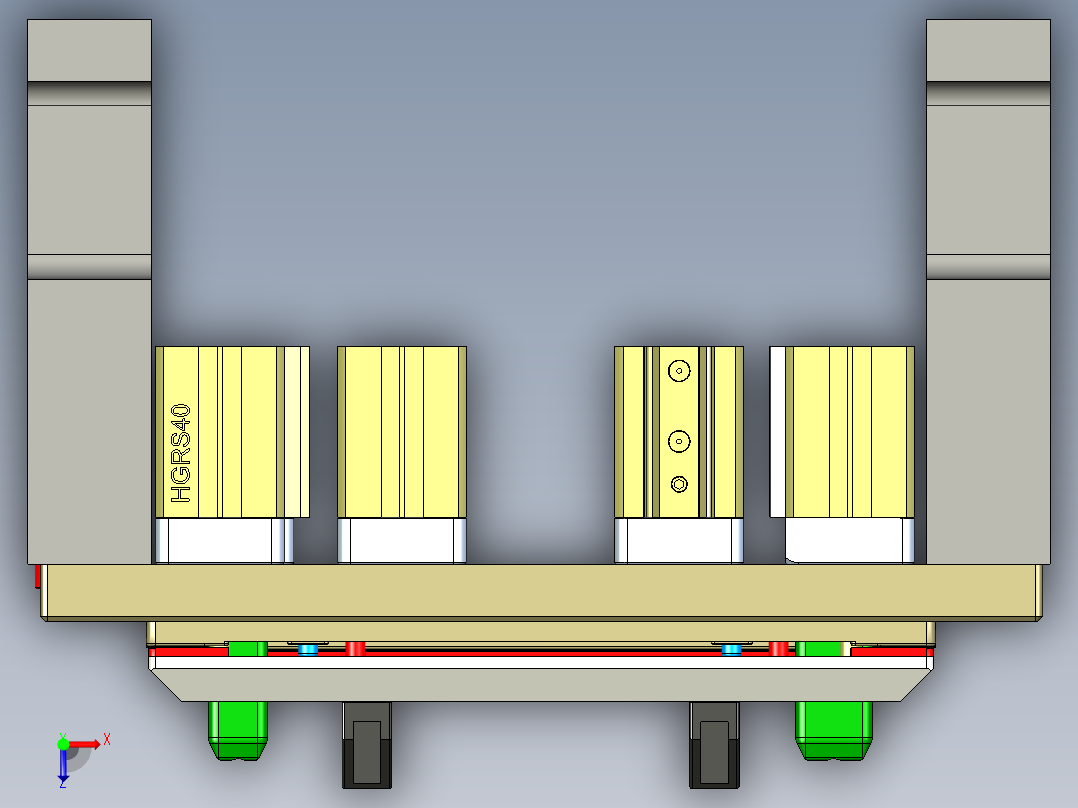 CX5400-C-笔记本CNC工装夹具三维模型CNC1铣外形C角-201201俯视图