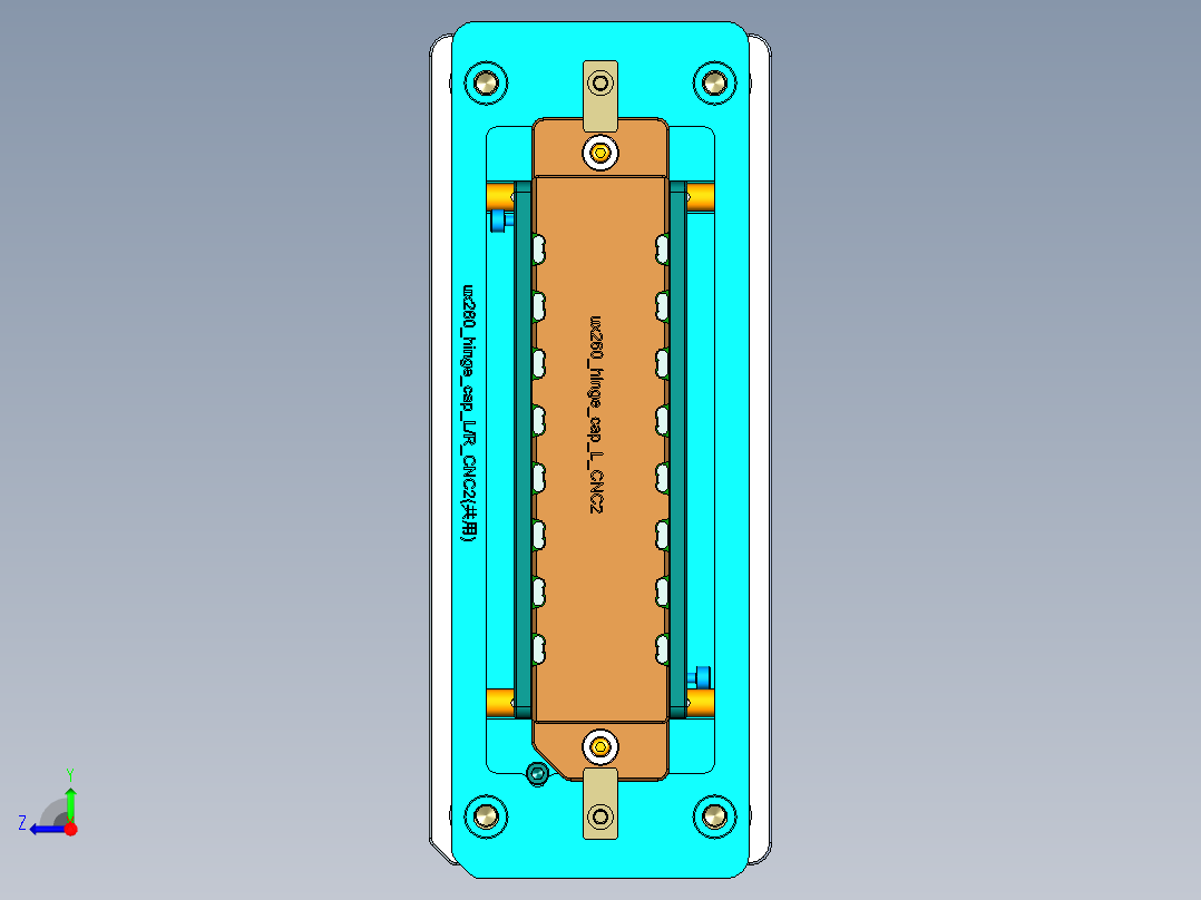UX260 HINGE CAP L  CNC2-20200306右视图
