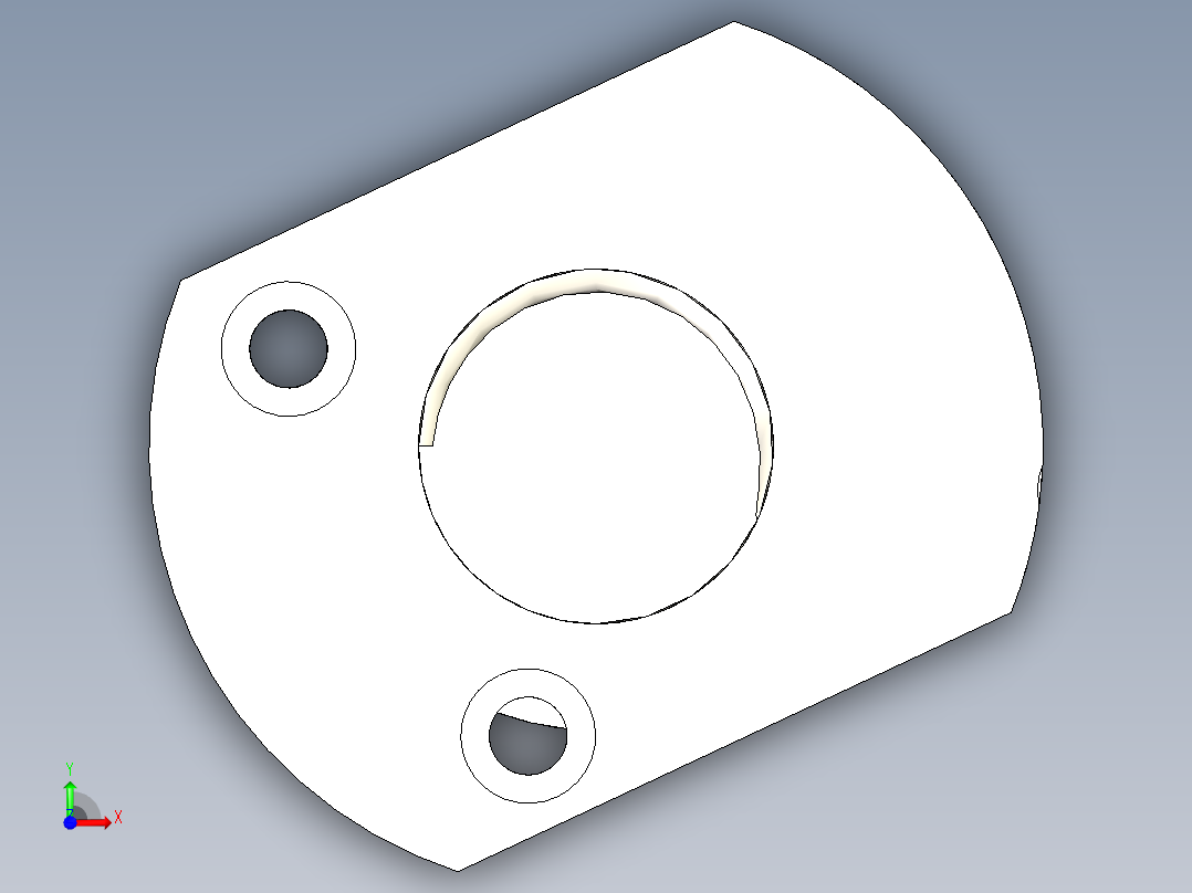 SFI滚珠丝杆前视图