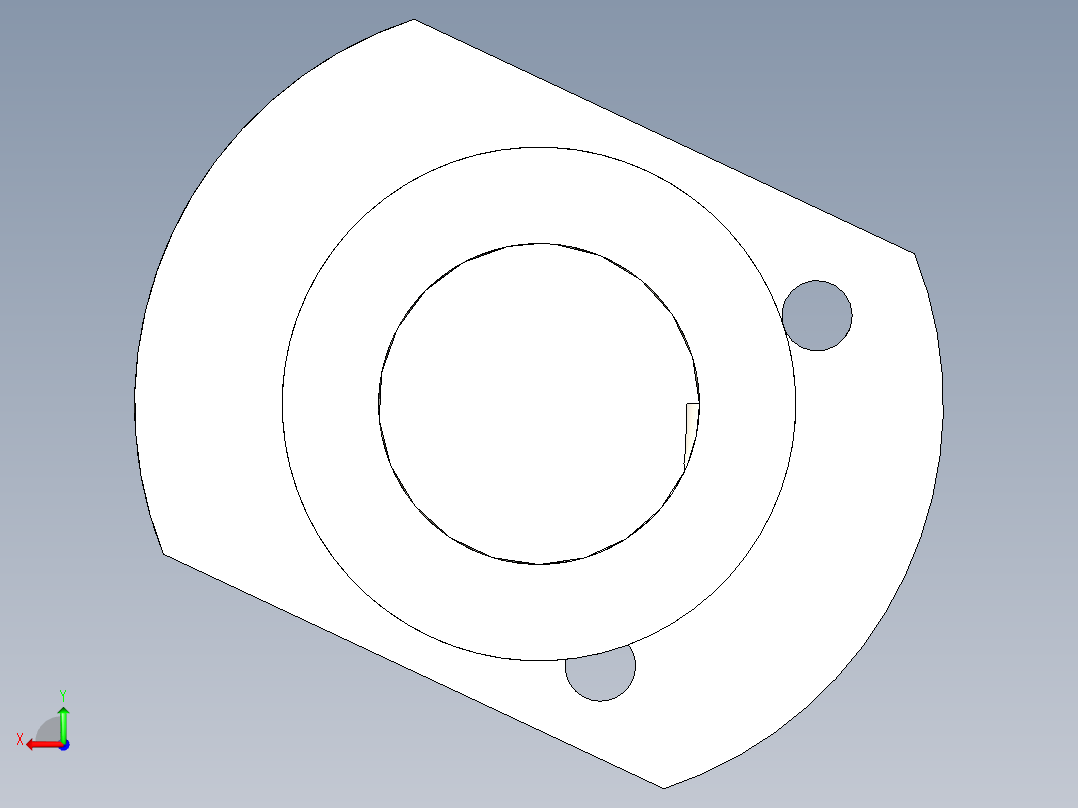 SFI滚珠丝杆后视图