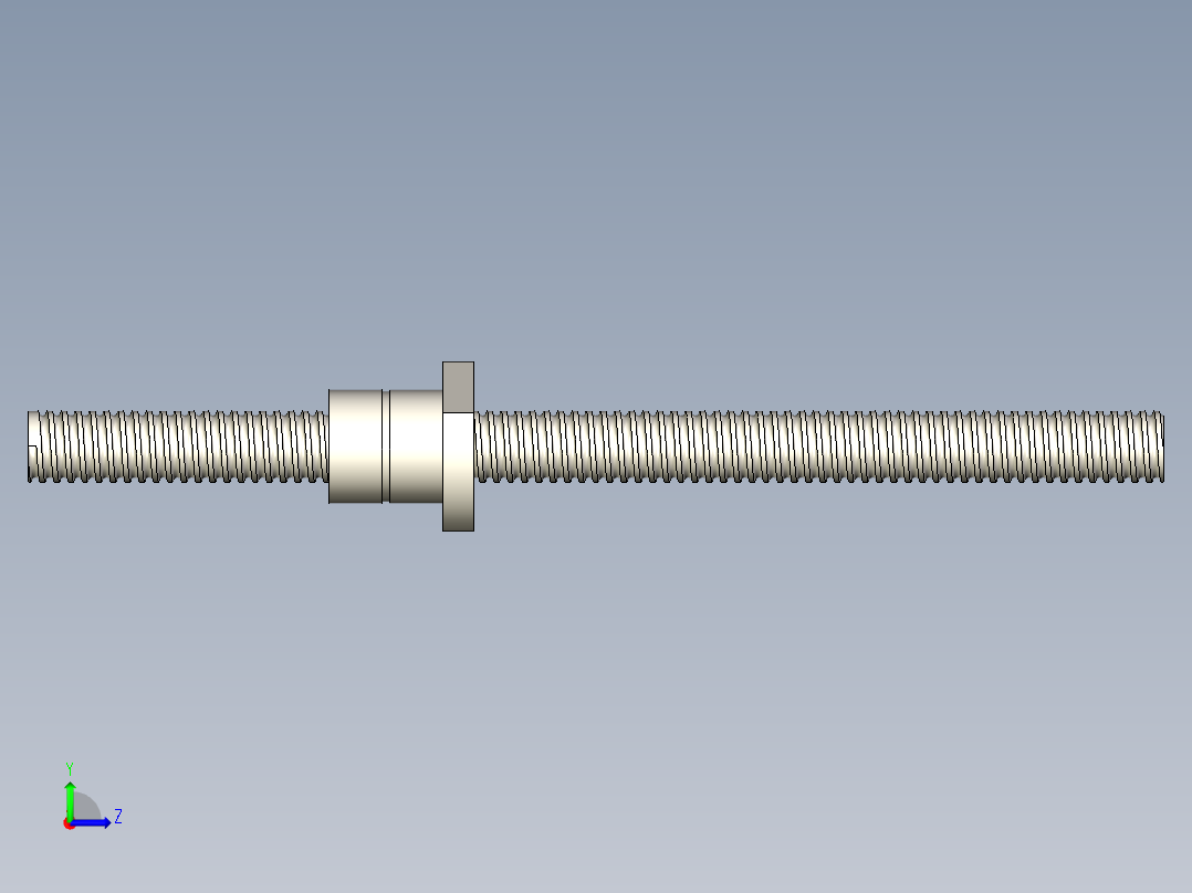 SFI滚珠丝杆左视图