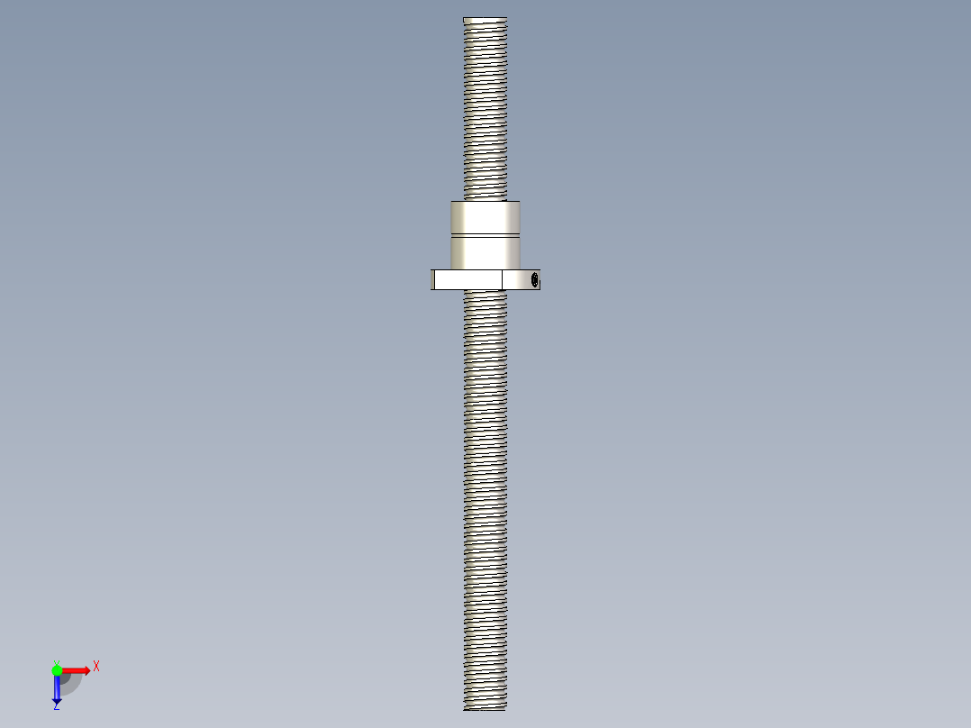 SFI滚珠丝杆俯视图