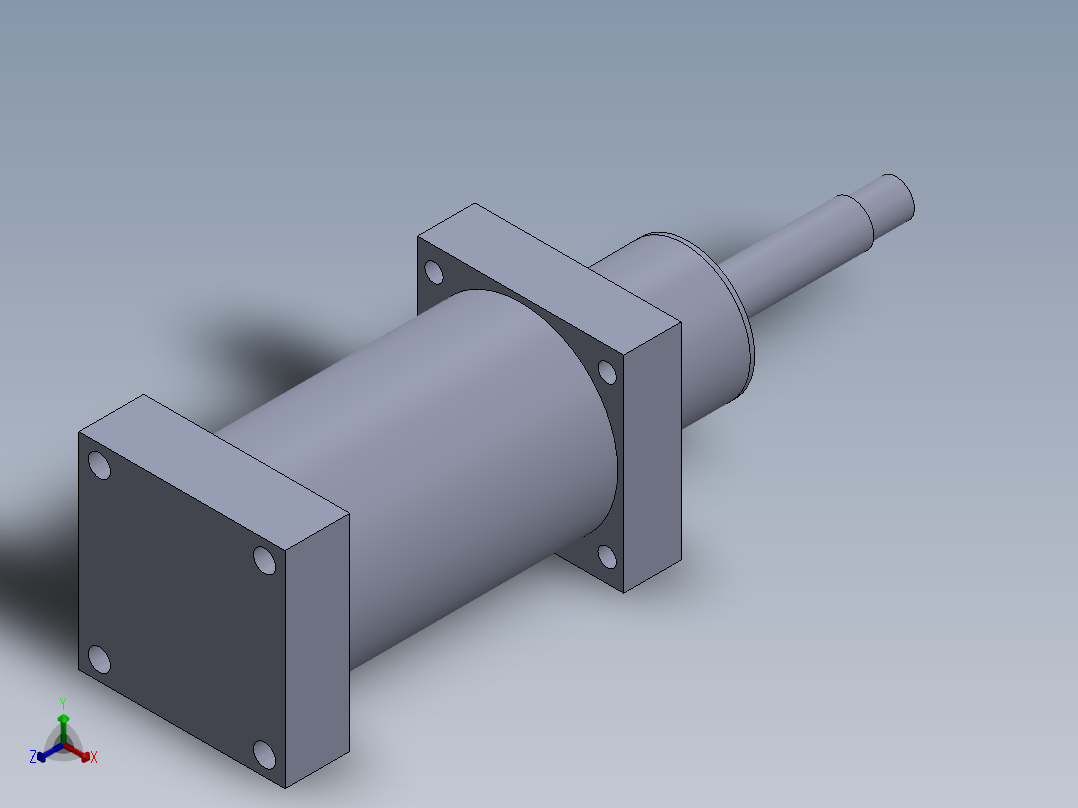 拉杆气缸125x28x146-mm-1.snapshot.1正等轴测图