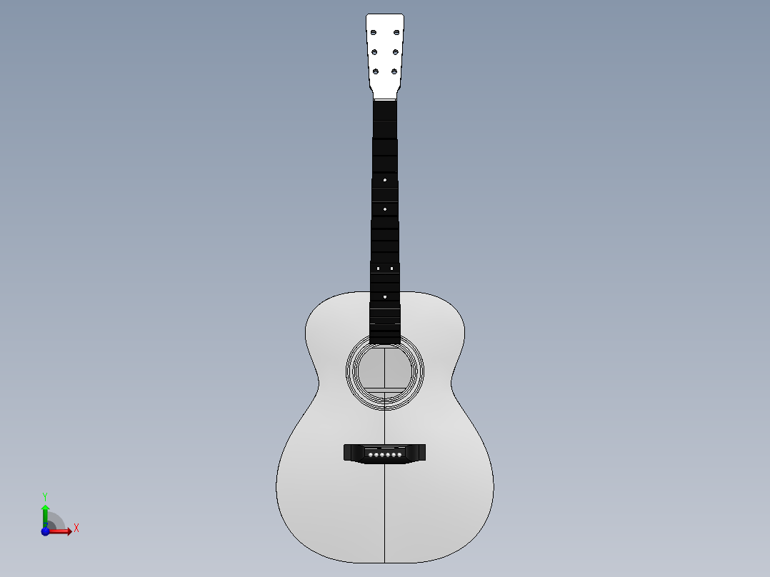 吉他(104)后视图