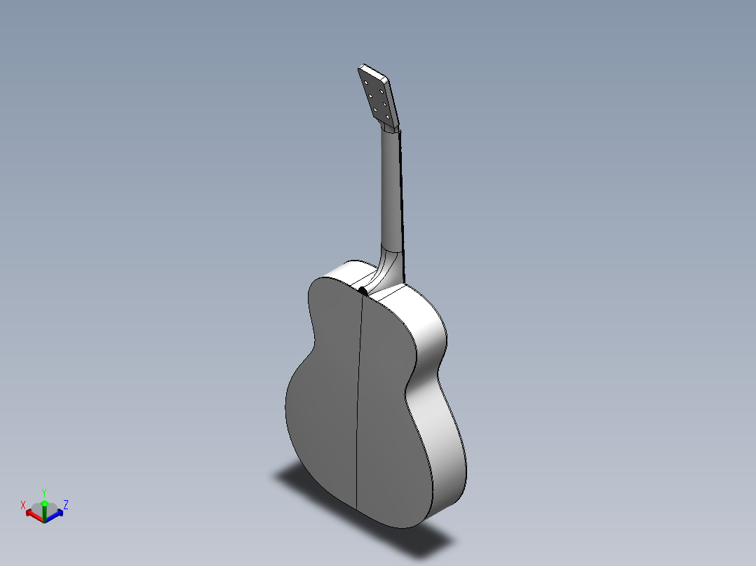 吉他(104)正等轴测图