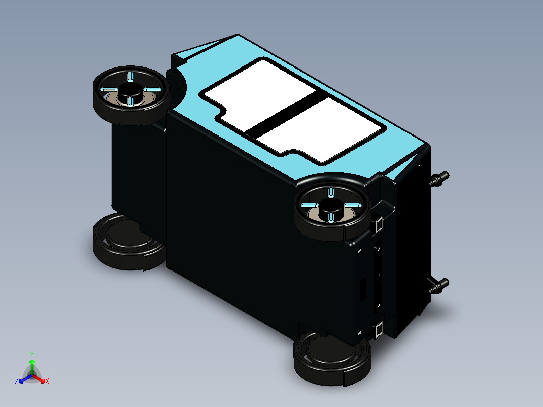 A3003932-亚马逊Zoox无人出租车正等轴测图