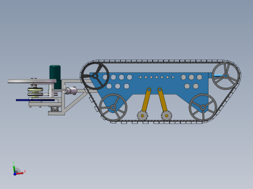履带轮除草机前视缩略图