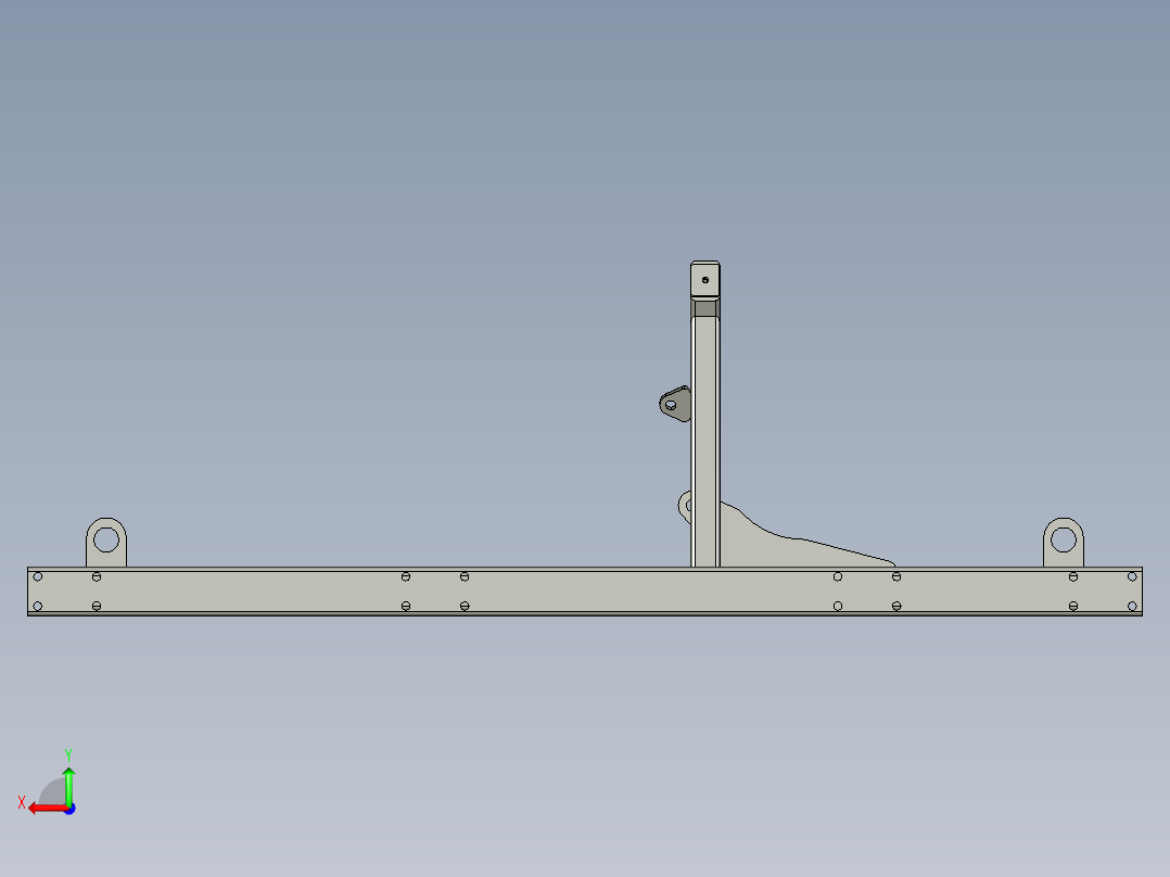 B2004296-小径耕耘机后视图