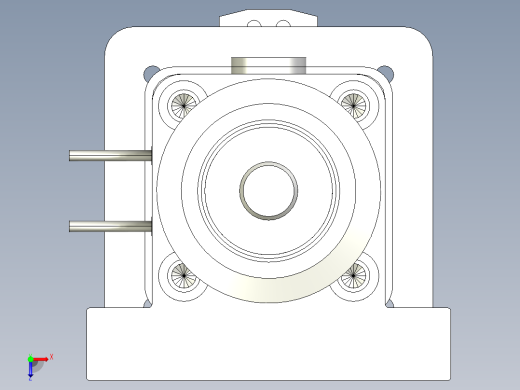 170953-1-65-S500直连式电动缸俯视缩略图