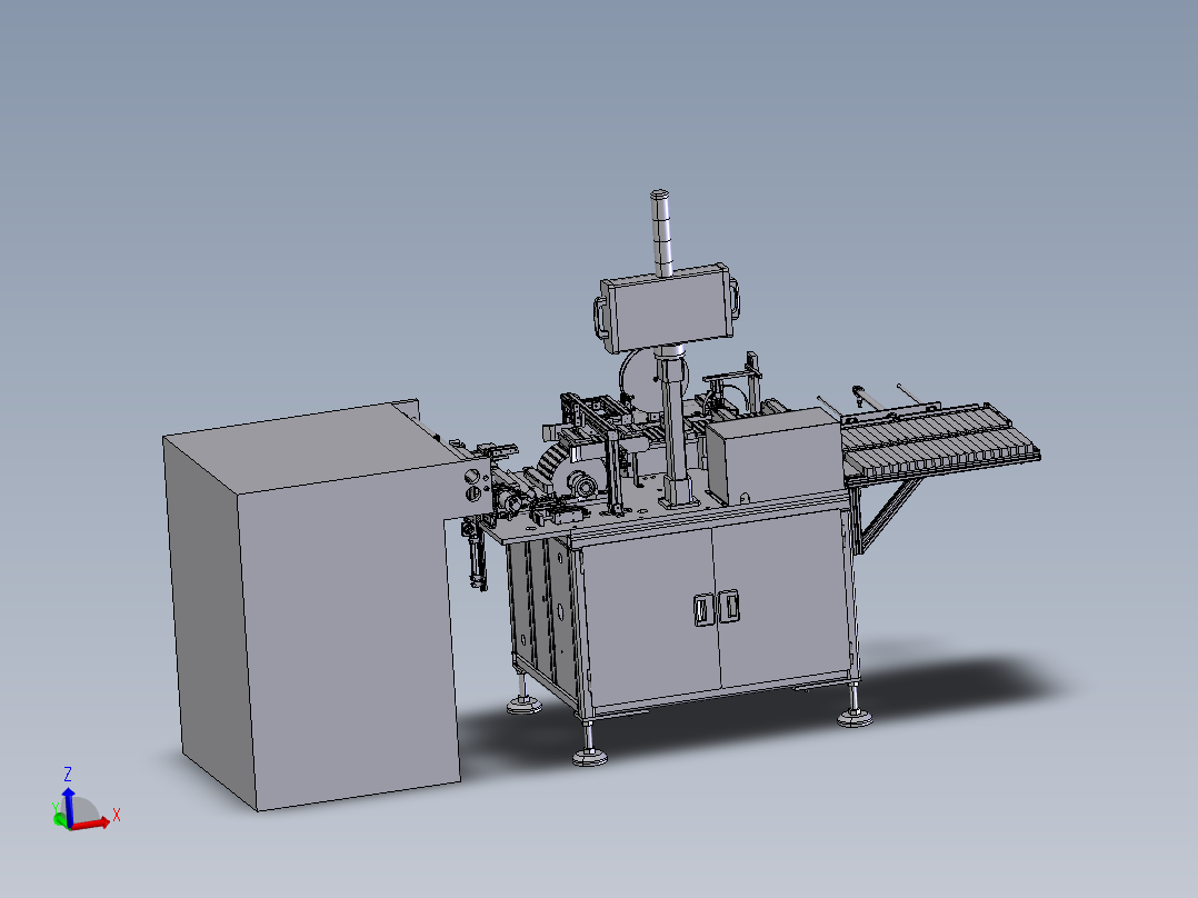 纸盒困轧带机器  step