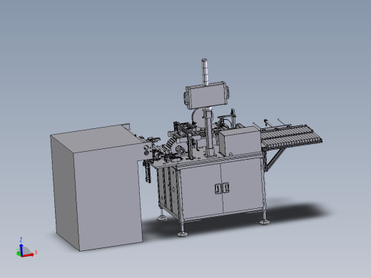 纸盒困轧带机器  step