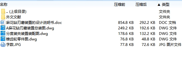 麻花钻刃磨装置的设计含开题及3张CAD图
