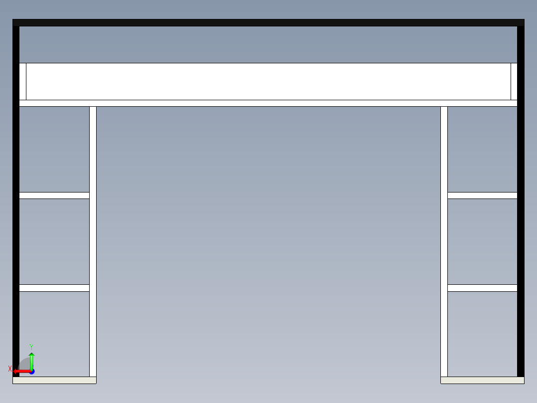 居家办公学习桌-14后视图