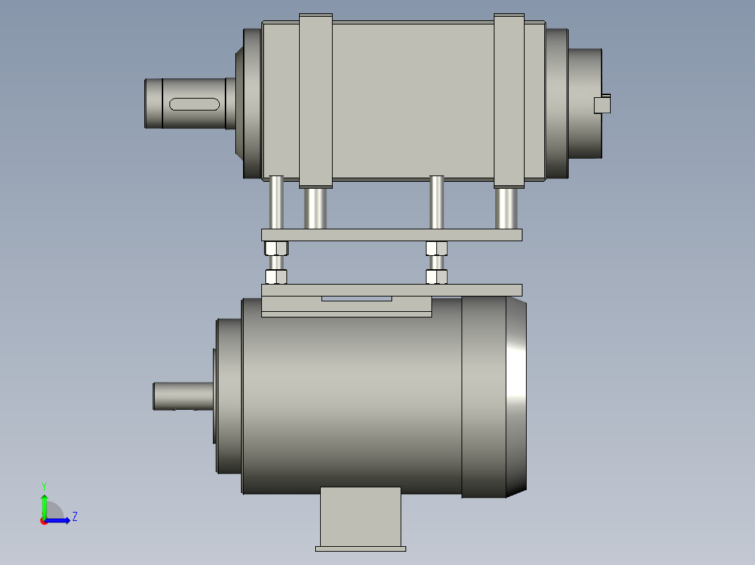 SA60-YB-NT40配马达外左视图