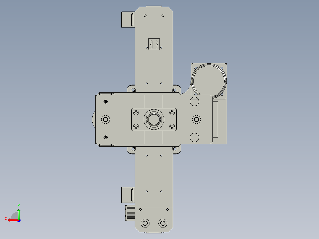 翻转机构1后视图