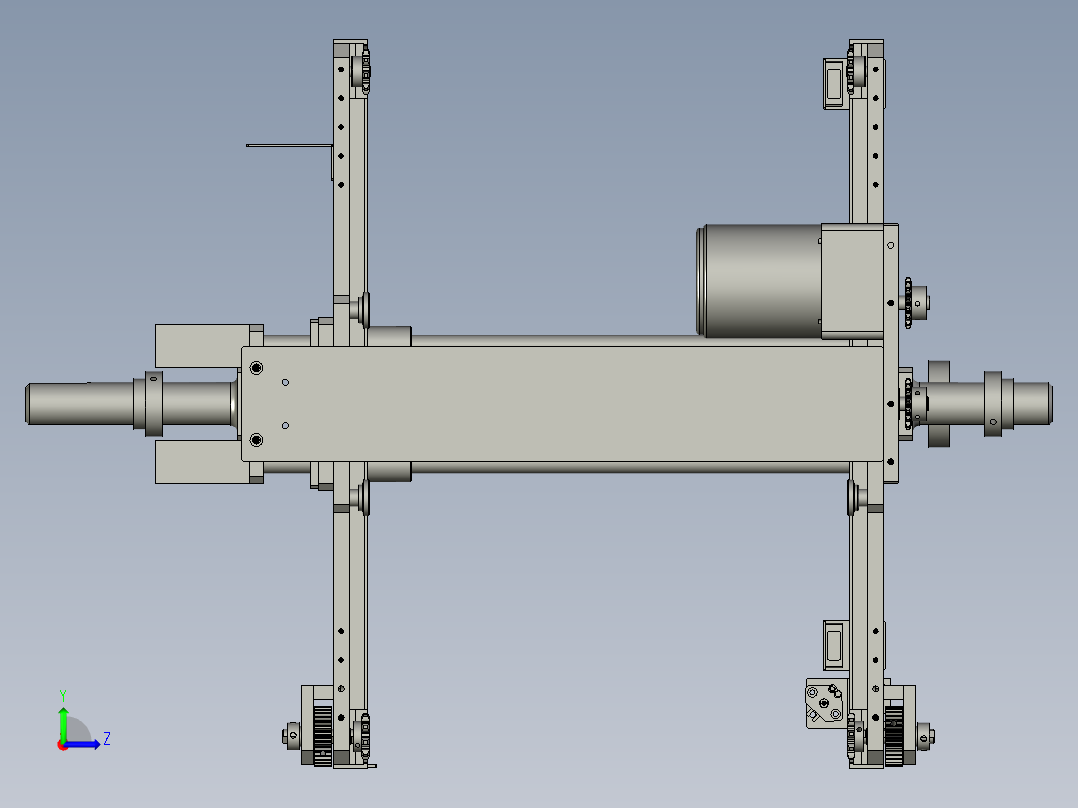翻转机构1左视图