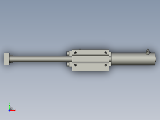 MGCMB20-100带导杆气缸前视缩略图