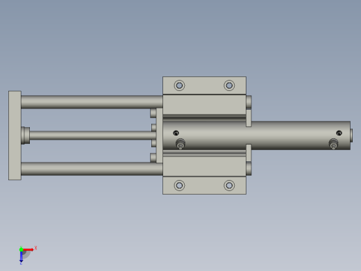 MGCMB20-100带导杆气缸俯视缩略图