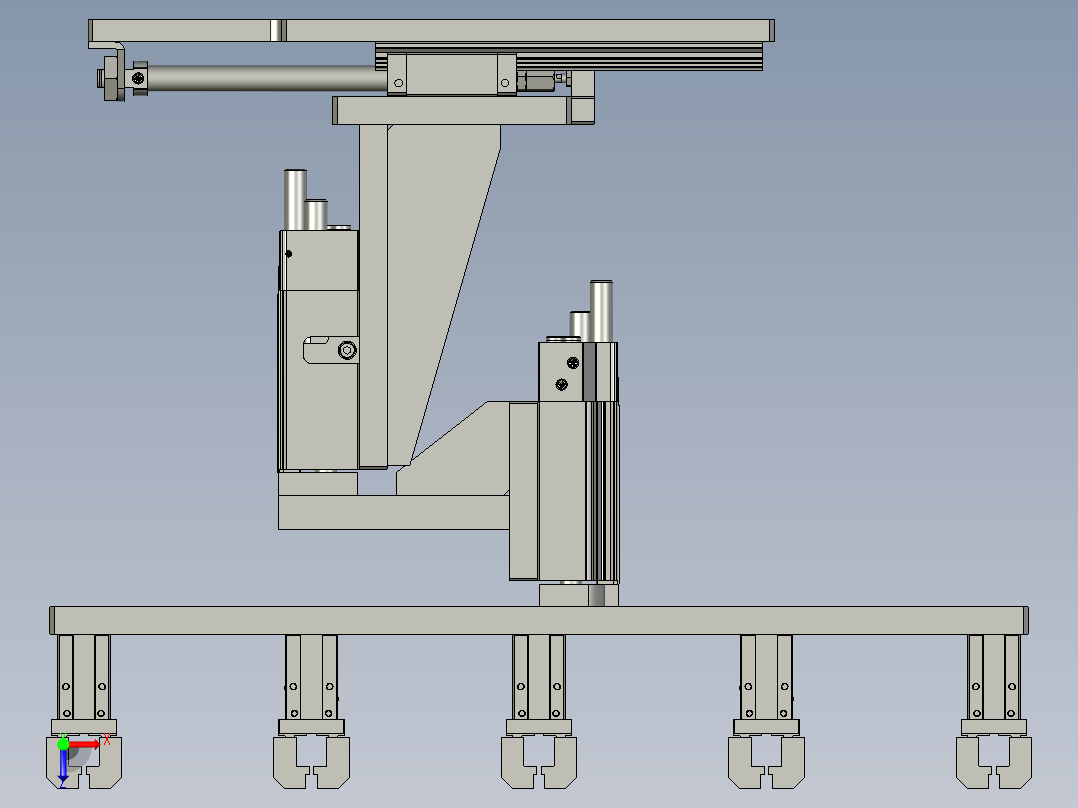 递进组件-3俯视图