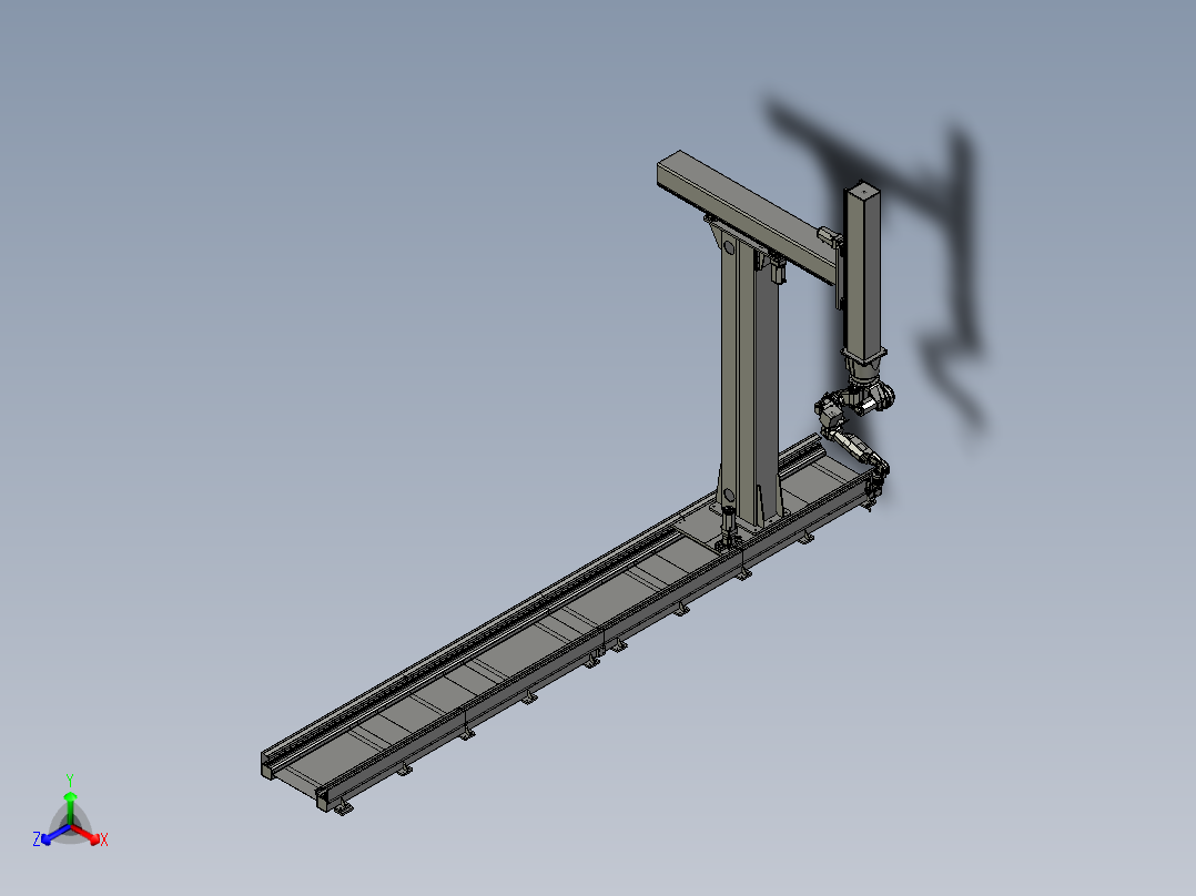 轻轨正等轴测图