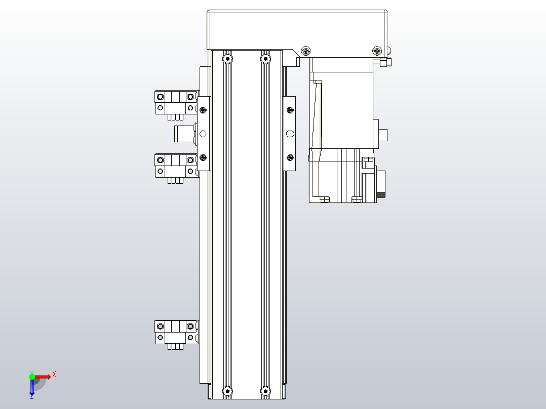 钢基模组TPA-KNR-5002C-200A1-MR-H1S1俯视图