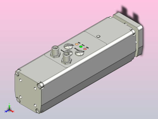 Cyltronic圆形导缸CTC-060-K __- XXXX-V正等轴测缩略图