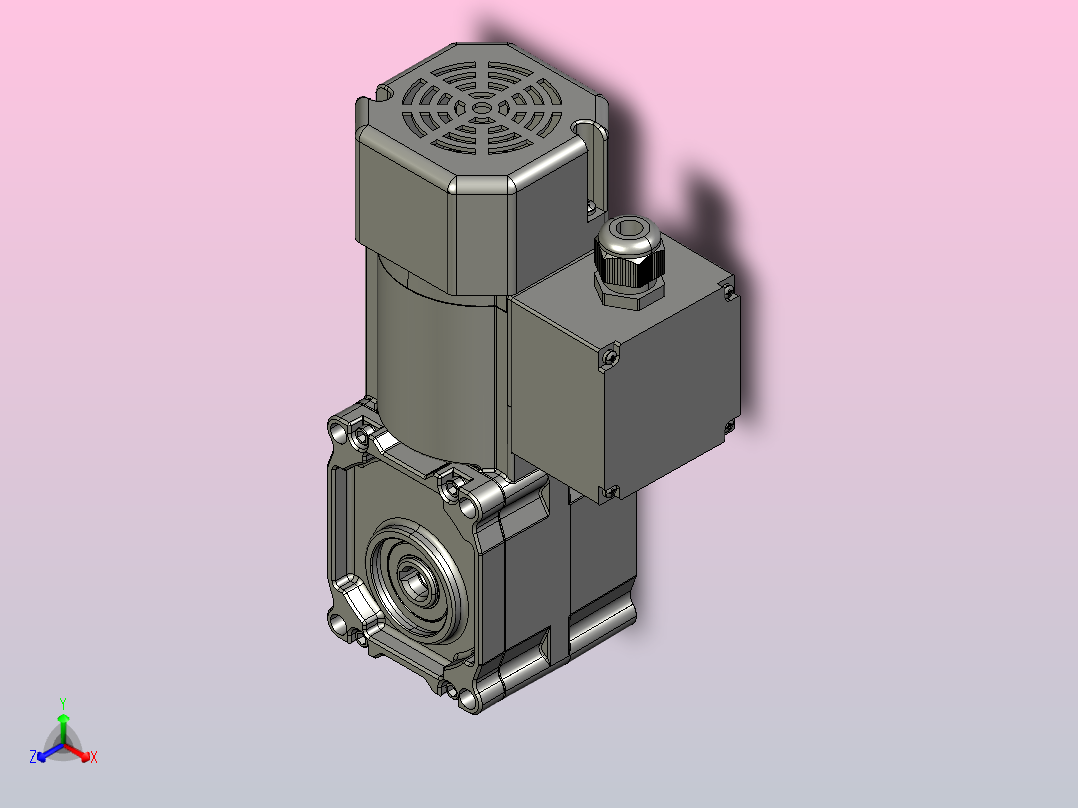 交流减速机ZDF2-12H10-15-CTB主视图