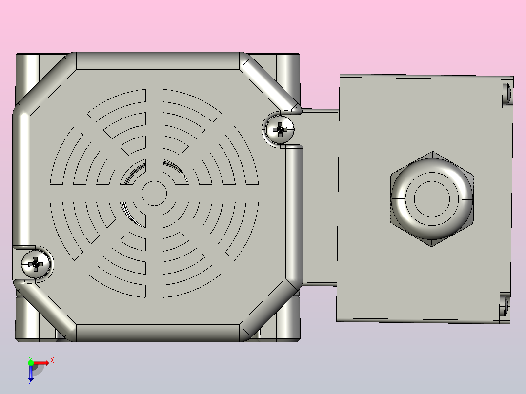 交流减速机ZDF2-12H10-15-CTB俯视图