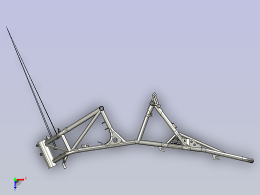 杜卡迪车架俯视缩略图