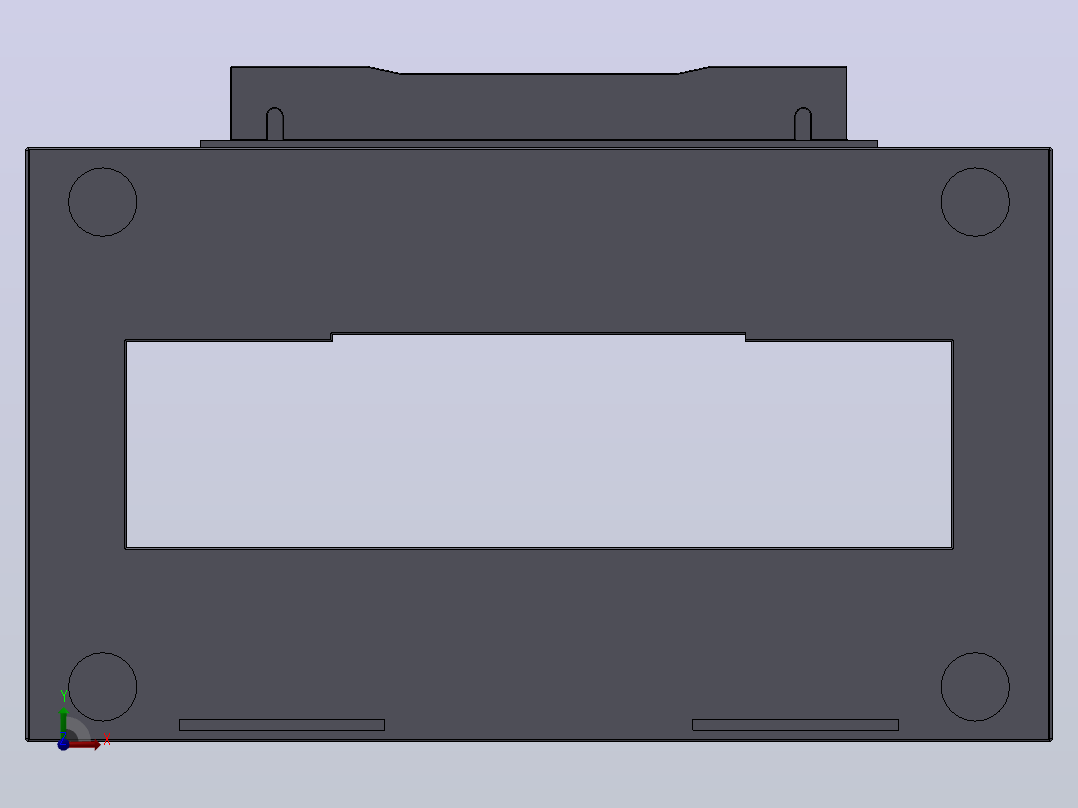 CJH(BH)-0.66系列保护型（P型）电流互感器[CJH(BH)-0.66-220×80Ⅱ-P]前视图