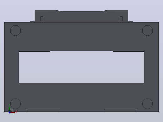 CJH(BH)-0.66系列保护型（P型）电流互感器[CJH(BH)-0.66-220×80Ⅱ-P]前视缩略图