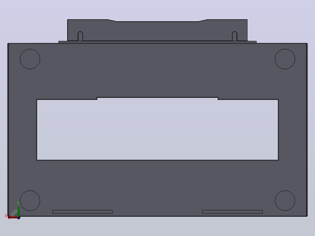 CJH(BH)-0.66系列保护型（P型）电流互感器[CJH(BH)-0.66-220×80Ⅱ-P]后视图